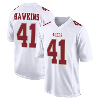 Game Tayler Hawkins Men's San Francisco 49ers Fashion Jersey - White