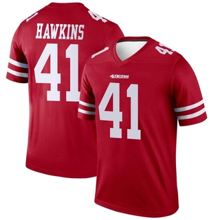 Legend Tayler Hawkins Men's San Francisco 49ers Jersey - Scarlet