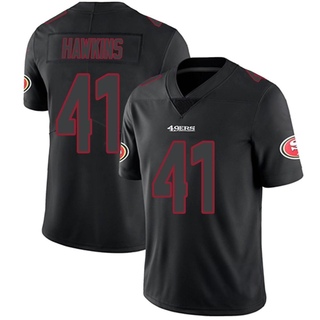 Limited Tayler Hawkins Men's San Francisco 49ers Jersey - Black Impact